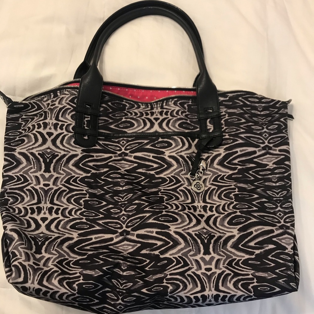 Stella & Dot Black Tote Bag